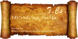 Tárkányi Csilla névjegykártya